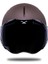 Sx.10 Mat Kahverengi Kask Siyah Cam 3