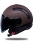 Sx.10 Mat Kahverengi Kask Siyah Cam 1