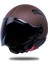 Sx.10 Mat Kahverengi Kask Siyah Cam 2