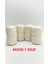 Ekru 1 kg Makrome Tarama Ipi Pamuk 3.0 / 3.5 mm 4X250 gr 2