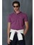 Laon Spor Polo Yaka Erkek Tişört Bordo 1