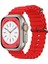 Apple Watch ile Uyumlu Seri 10/9/8/7/6/se/5/4/3 Okyanus Silikon Kordon 46/45/44/42MM ve 41/40/38MM ile Uyumlu 2