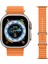 Apple Watch ile Uyumlu Seri 9/8/7/6/se/5/4/3 Okyanus Silikon Kordon 45/44/42MM ve 41/40/38MM ile Uyumlu 2