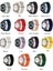Apple Watch ile Uyumlu Seri 9/8/7/6/se/5/4/3 Okyanus Silikon Kordon 45/44/42MM ve 41/40/38MM ile Uyumlu 5