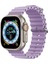 Apple Watch ile Uyumlu Seri 10/9/8/7/6/se/5/4/3 Okyanus Silikon Kordon 46/45/44/42MM ve 41/40/38MM ile Uyumlu 1