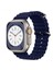 Apple Watch ile Uyumlu Seri 10/9/8/7/6/se/5/4/3 Okyanus Silikon Kordon 46/45/44/42MM ve 41/40/38MM ile Uyumlu 2