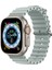 Apple Watch ile Uyumlu Seri 10/9/8/7/6/se/5/4/3 Okyanus Silikon Kordon 46/45/44/42MM ve 41/40/38MM ile Uyumlu 1