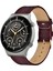 Samsung Galaxy Watch 7 - 6 - 5 - 4 Watch 6 Classic 40MM 43MM 44MM 47MM Watch 5 / Watch 5 Pro 40 44 45 Watch 4 40 42 44 46MM 20MM Deri Kordon Bordo 2