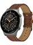 Samsung Galaxy Watch 7 - 6 - 5 - 4 / Watch 6 Classic 40MM 43MM 44MM 47MM Watch 5 / Watch 5 Pro 40 44 45 Watch 4 40 42 44 46MM 20MM Kırmızı Deri Kordon 2