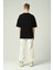 Erkek Düz Oversize Kısa Kollu T-Shirt 3