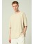 Erkek Düz Oversize Kısa Kollu T-Shirt 1