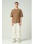 Erkek Düz Oversize Kısa Kollu T-Shirt 2