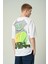 Erkek Yazı Baskılı Oversize Kısa Kollu T-Shirt 2