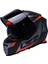 Storm Racer Mat Tıtanıum-Turuncu Kask Siyah Cam 2