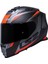 Storm Racer Mat Tıtanıum-Turuncu Kask Siyah Cam 3