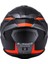 Storm Racer Mat Tıtanıum-Turuncu Kask Siyah Cam 4