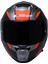 Storm Racer Mat Tıtanıum-Turuncu Kask Siyah Cam 5