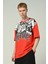 Erkek Bunny Baskılı Oversize Kısa Kollu T-Shirt 1