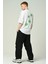 Erkek Nakışlı Oversize Kısa Kollu T-Shirt 2