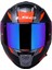 Storm Racer Mat Tıtanıum-Turuncu Kask Gök Küşağı Cam 3