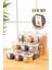 Renkli Etiketli 15LI Peggy Kare Erzak Saklama Kabı 9x(0,55 Litre) - 6x(1,75 Litre) Beyaz 1