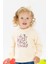 Kız Çocuk Sweatshirt Nakışlı Pullu 1-4 Yaş, Krem 1