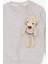 Kız Çocuk Sweatshirt Ayıcık Aksesuarlı 1.5-5 Yaş, Bej Melanj 3