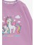 Kız Çocuk Sweatshirt Sevimli Unicorn Baskılı 1-4 Yaş, Eflatun 3
