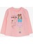 Kız Çocuk Uzun Kollu Tişört Baskılı 1-4 Yaş, Pudra 1