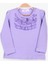 Kız Çocuk Uzun Kollu Tişört Güpürlü Fiyonklu 6 Ay-8 Yaş, Lila 1