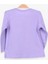 Kız Çocuk Uzun Kollu Tişört Güpürlü Fiyonklu 6 Ay-8 Yaş, Lila 2
