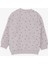 Kız Bebek Sweatshirt Mutlu Kedicikler 4 Ay-1.5 Yaş, Bej Melanj 2