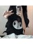 Kuromi Face Baskılı Siyah Oversize T-Shirt 3