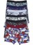 Erkek Desenli Boxer 12'lı Adet Karışık Renk Desenli 1