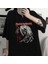 Iron Maiden Killer Baskılı Siyah Oversize T-Shirt 1