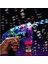 Vıp Kalite Renkli LED Işıklı Köpük Tabancası Bubbles Gun Baloncuk Tabancası + 2 Özel Yedek Köpük 5
