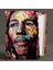 Bob Marley Kolaj Sanatı Tipografi Kanvas Tablo 2