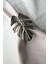 6 Adet Gümüş Tropical Leaf Metal Peçete Halkası - Napkin Ring 2