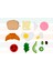 Keçe Oyuncak - Kahvaltı Tabağı Oyun Seti - Felt Toys - %100 El Yapımı 2