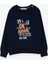 Erkek Çocuk Sweatshirt Yazı Baskılı 2-6 Yaş, Lacivert 1