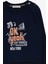 Erkek Çocuk Sweatshirt Yazı Baskılı 2-6 Yaş, Lacivert 3