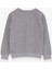 Erkek Çocuk Sweatshirt Yazı Baskılı 8-14 Yaş, Koyu Gri Melanj 2