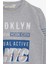 Erkek Çocuk Sweatshirt Yazı Baskılı 7-12 Yaş, Açık Gri Melanj 3