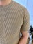 Tişört Örme Triko Tişört Nefes Alabilen Terletmez Slim Fit Dar Kesim T-Shirt 2