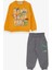 Erkek Çocuk Eşofman Takımı Dinozor Baskılı 1-4 Yaş, Sarı 1