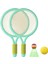Çocuk Badminton Tenis Raket Yeni Başlayan Oyuncular Için Çift Spor (Yurt Dışından) 1