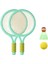 Çocuk Badminton Tenis Raket Yeni Başlayan Oyuncular Için Çift Spor (Yurt Dışından) 5