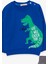 Erkek Çocuk Eşofman Takımı Dinozor Baskılı 1.5-5 Yaş, Saks Mavisi 3