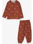Erkek Bebek Pijama Takımı Ayıcık Desenli 9 Ay-3 Yaş, Kahverengi 1