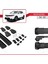 Nissan Qashqai 2014-2017 Arası Ile Uyumlu Ace-1 Ara Atkı Tavan Barı Siyah 3